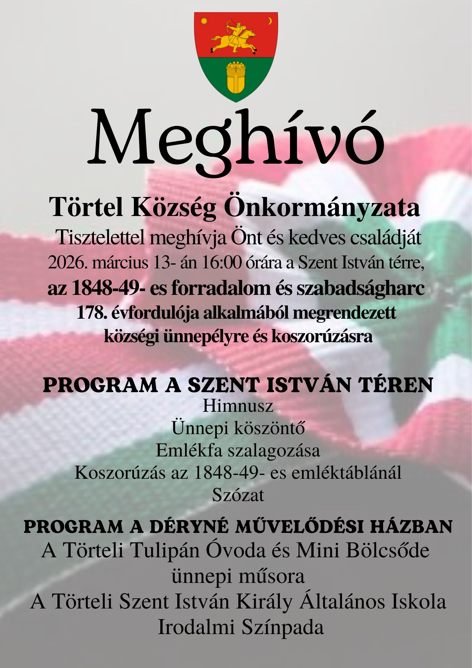 Március 15 meghívó