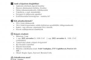 INGYENES OKOSTELEFON KÉPZÉS ÁLLÁSKERESŐKNEK