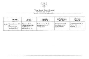 41. heti étlap