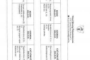 44-45. heti étlap
